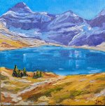 Painting McArthur Lake Oil on Canvas