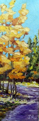 Painting Mountain Road Oil on Gallery Wrapped Canvas